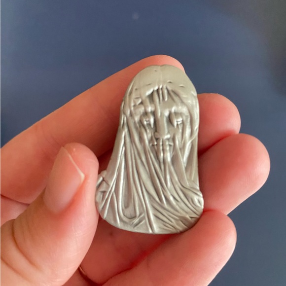 Set of Two Halloween Metal Goth Pins - Picture 2 of 5